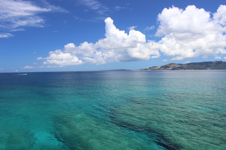 海中展望塔周辺の海