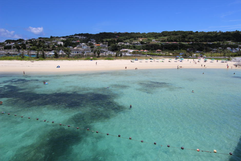 古宇利島のビーチ