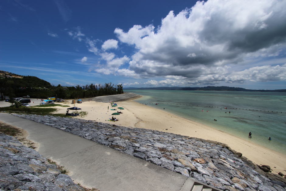 古宇利島のビーチ